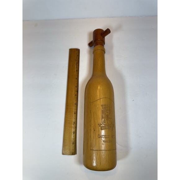 Castello Banfi pepper grinder Wooden Pepper Grinder Wine Bottle Shape - Picture 9 of 9